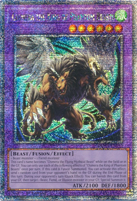 Chimera the King of Phantom Beasts [DUNE-EN033] Quarter Century Secret Rare | North Game Den