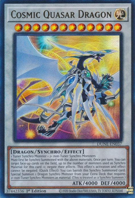 Cosmic Quasar Dragon [DUNE-EN037] Ultra Rare | North Game Den