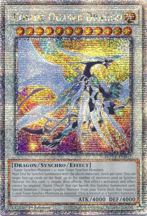 Cosmic Quasar Dragon [DUNE-EN037] Quarter Century Secret Rare | North Game Den