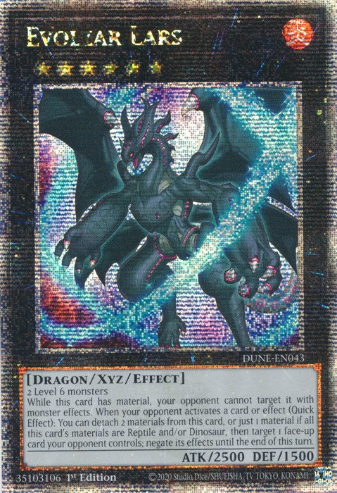 Evolzar Lars [DUNE-EN043] Quarter Century Secret Rare | North Game Den