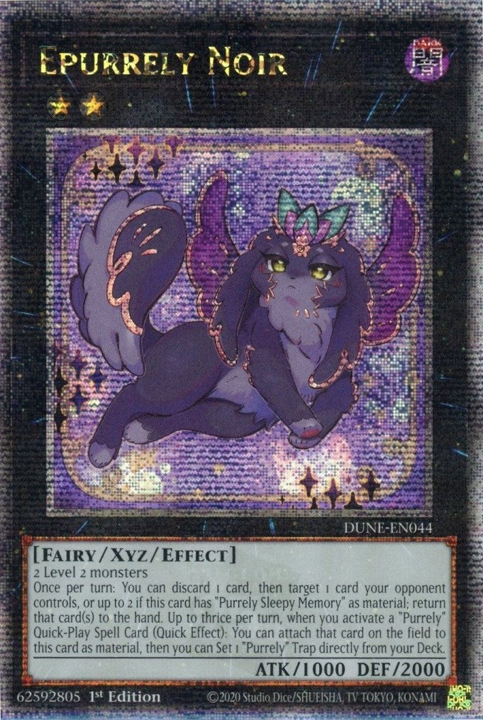 Epurrely Noir [DUNE-EN044] Quarter Century Secret Rare | North Game Den