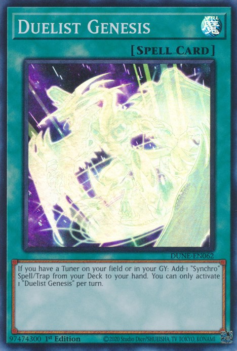 Duelist Genesis [DUNE-EN062] Super Rare | North Game Den