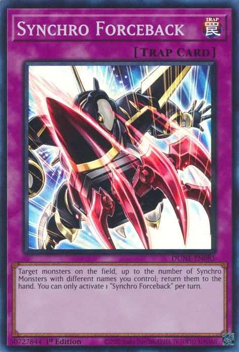 Synchro Forceback [DUNE-EN085] Super Rare | North Game Den
