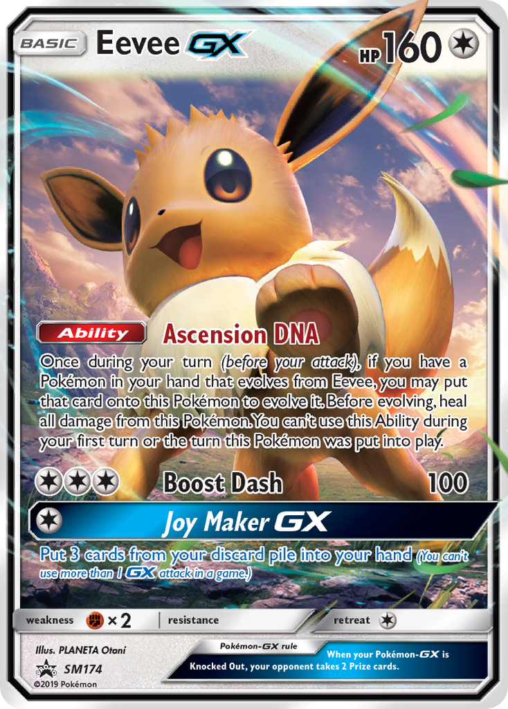 Eevee GX (SM174) [Sun & Moon: Black Star Promos] | North Game Den