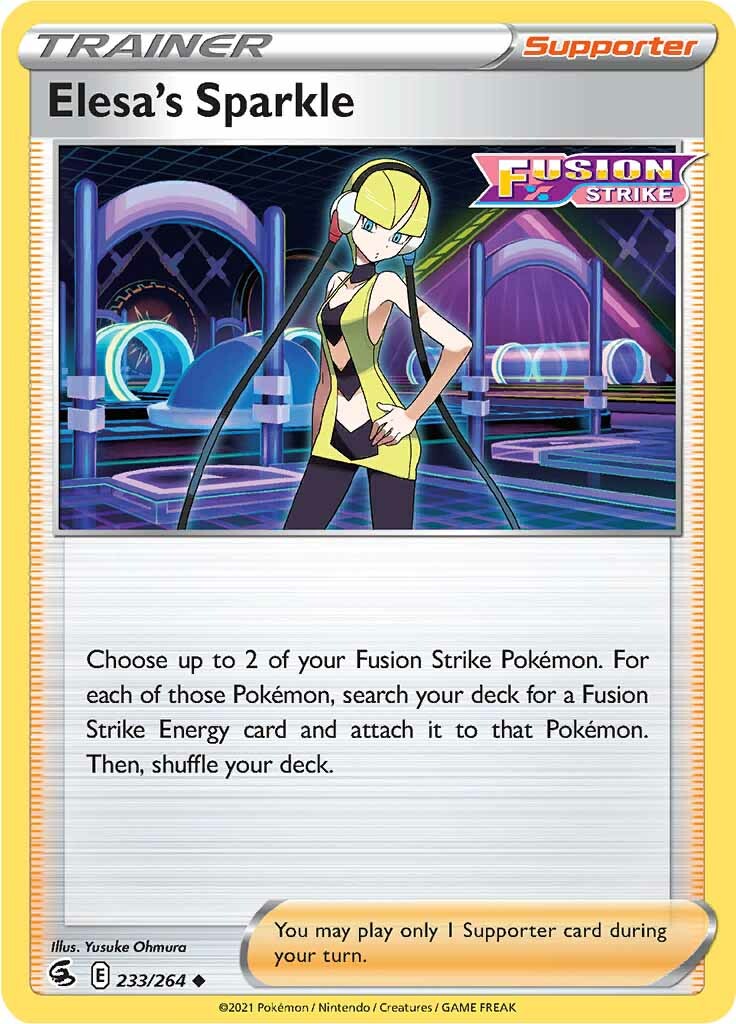 Elesa's Sparkle (233/264) [Sword & Shield: Fusion Strike] | North Game Den