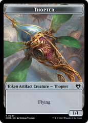 Thopter // Construct (41) Double-Sided Token [Commander Masters Tokens] | North Game Den