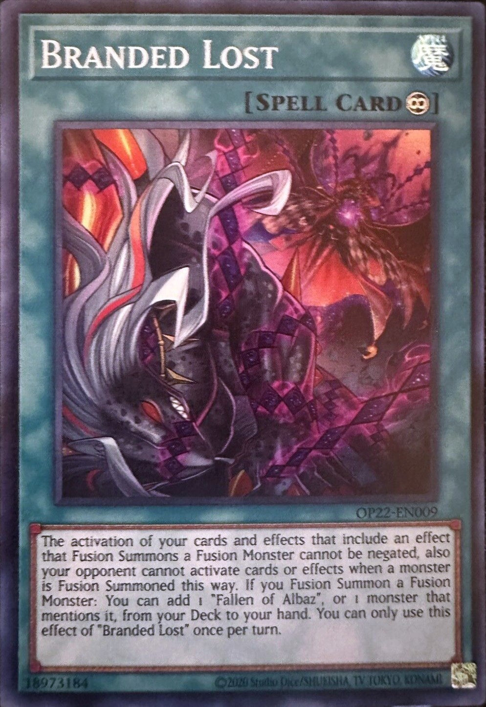 Branded Lost [OP22-EN009] Super Rare | North Game Den