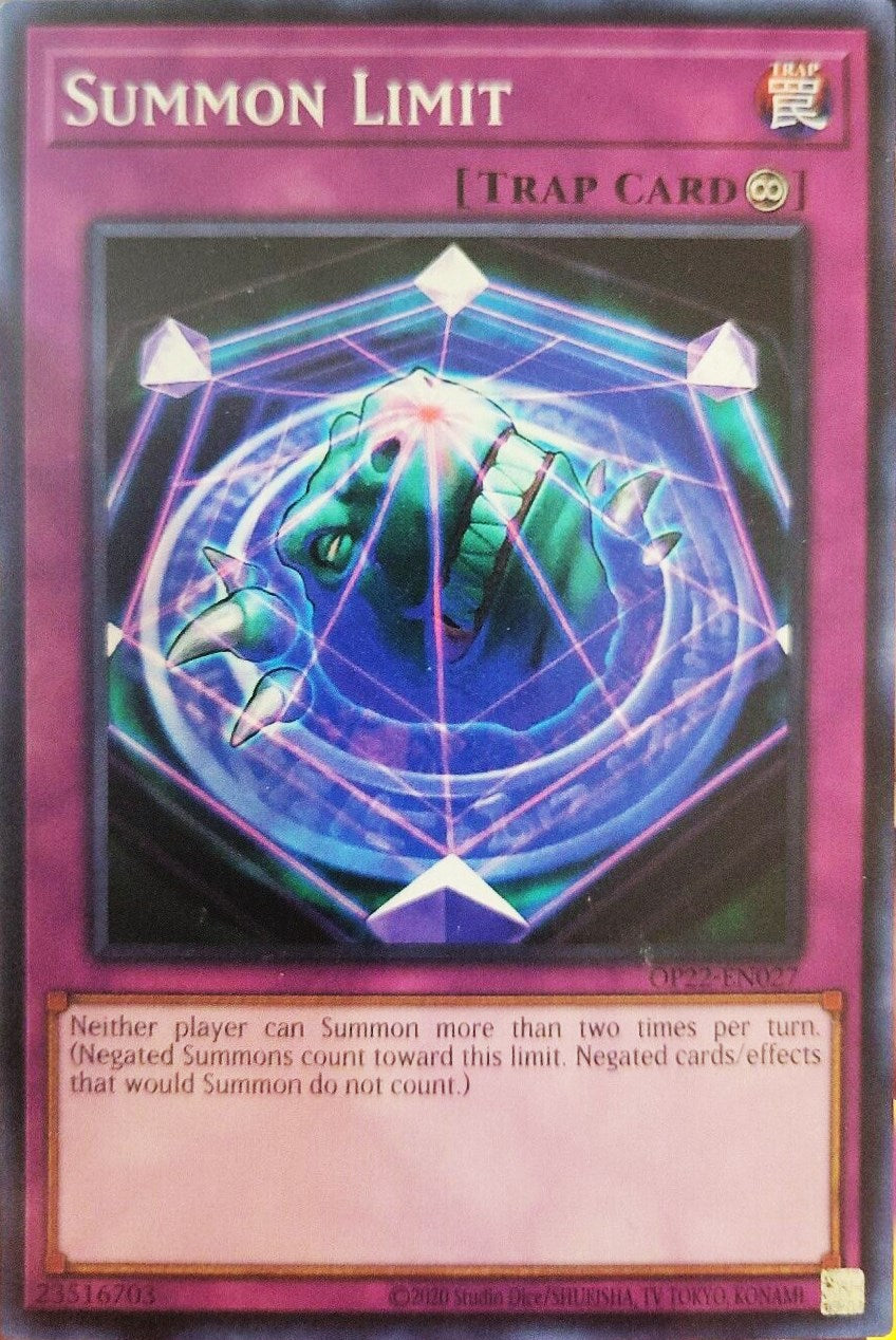 Summon Limit [OP22-EN027] Common | North Game Den