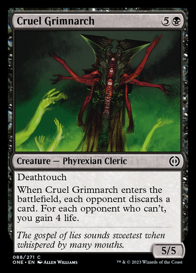 Cruel Grimnarch [Phyrexia: All Will Be One] | North Game Den