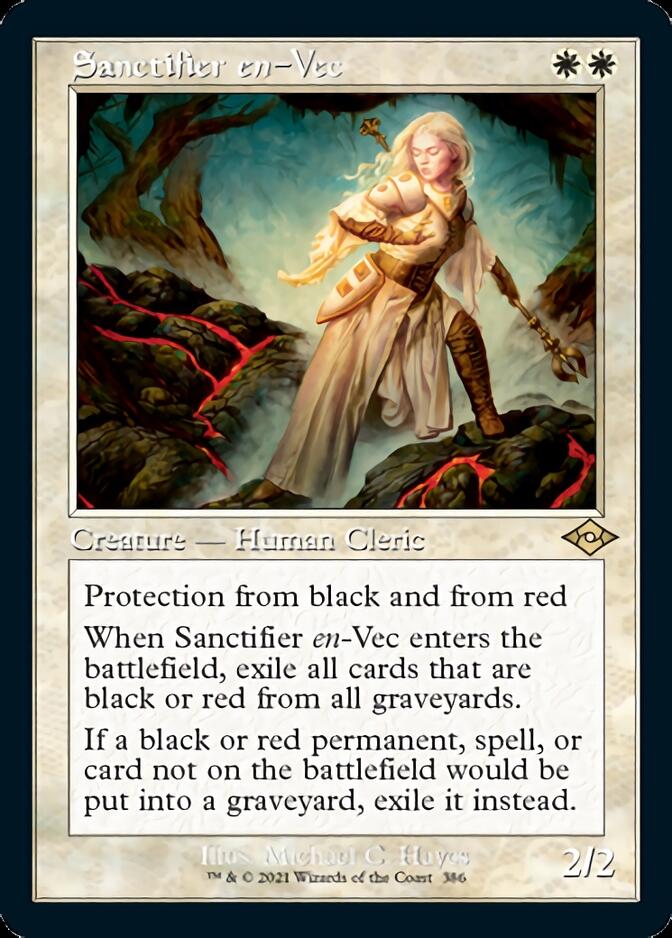 Sanctifier en-Vec (Retro Foil Etched) [Modern Horizons 2] | North Game Den