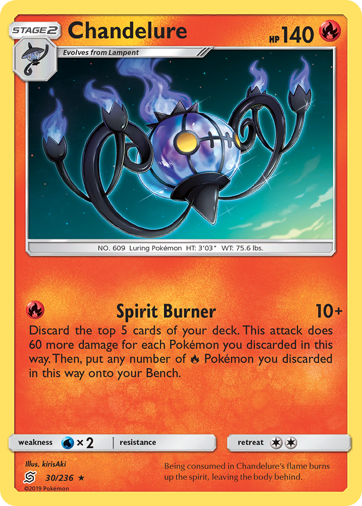 Chandelure (30/236) [Sun & Moon: Unified Minds] | North Game Den