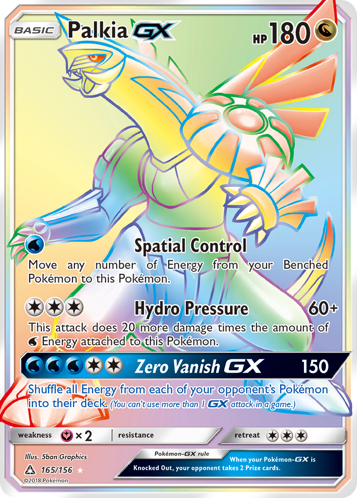 Palkia GX (165/156) [Sun & Moon: Ultra Prism] | North Game Den