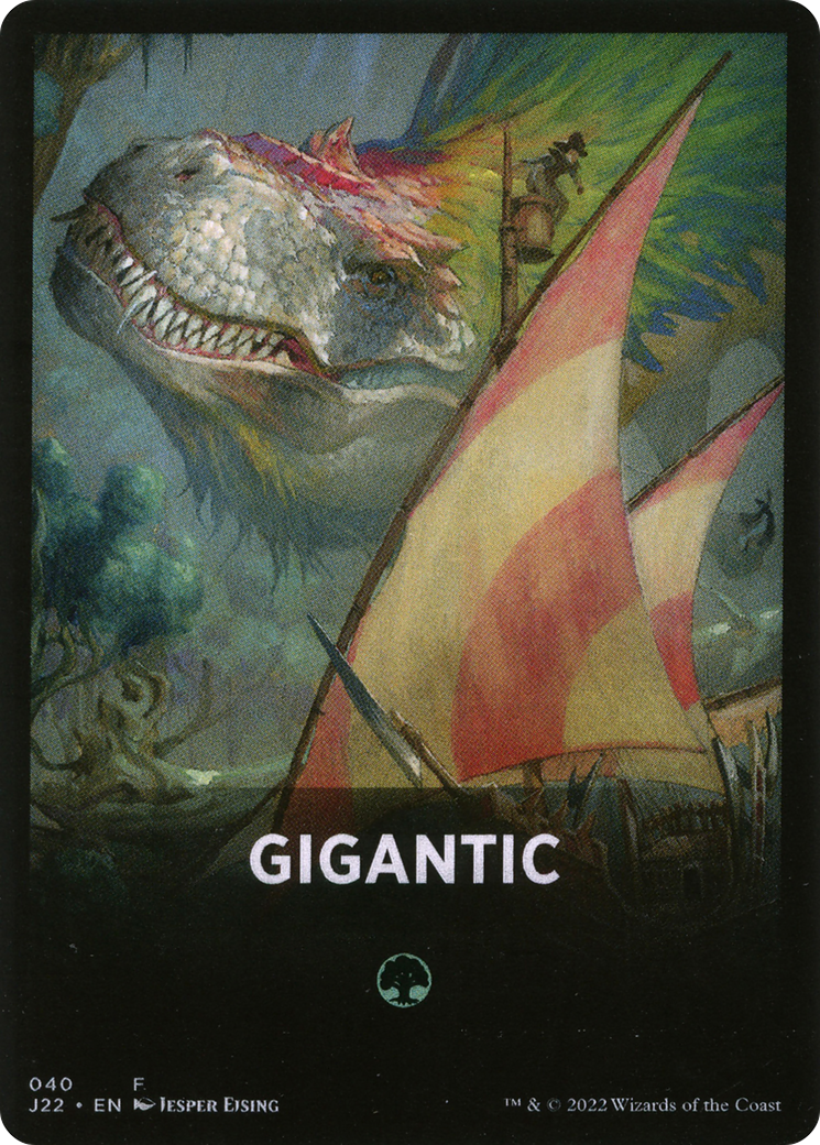 Gigantic Theme Card [Jumpstart 2022 Front Cards] | North Game Den