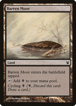 Barren Moor [Duel Decks: Izzet vs. Golgari] | North Game Den