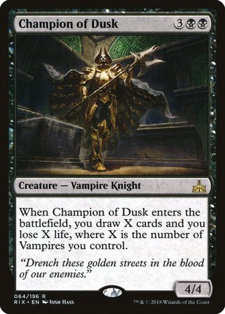 Champion of Dusk [Rivals of Ixalan] | North Game Den
