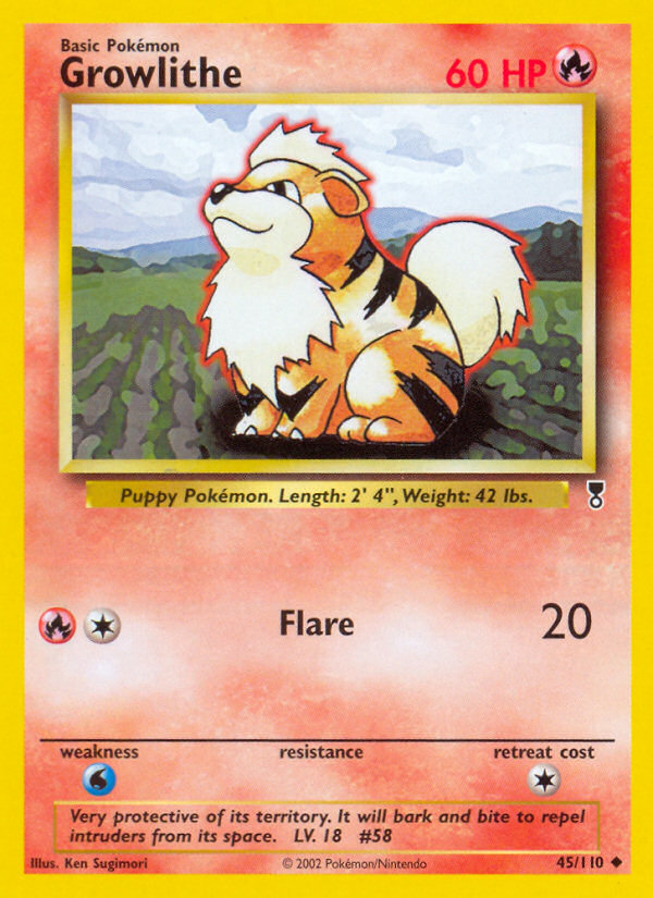 Growlithe (45/110) [Legendary Collection] | North Game Den