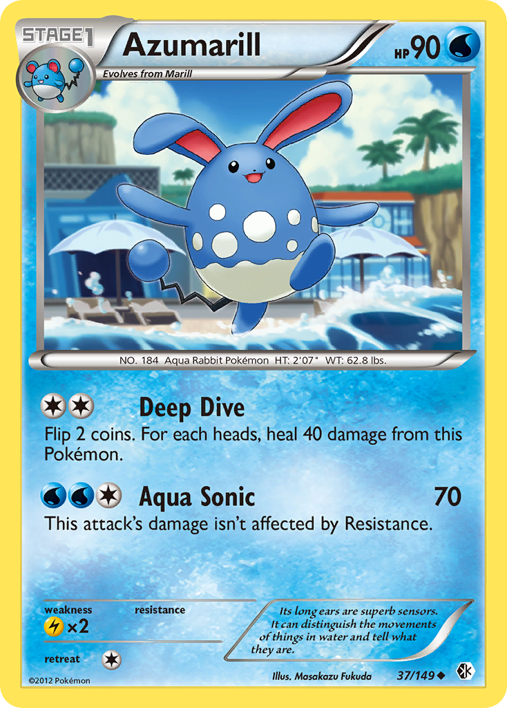 Azumarill (37/149) [Black & White: Boundaries Crossed] | North Game Den