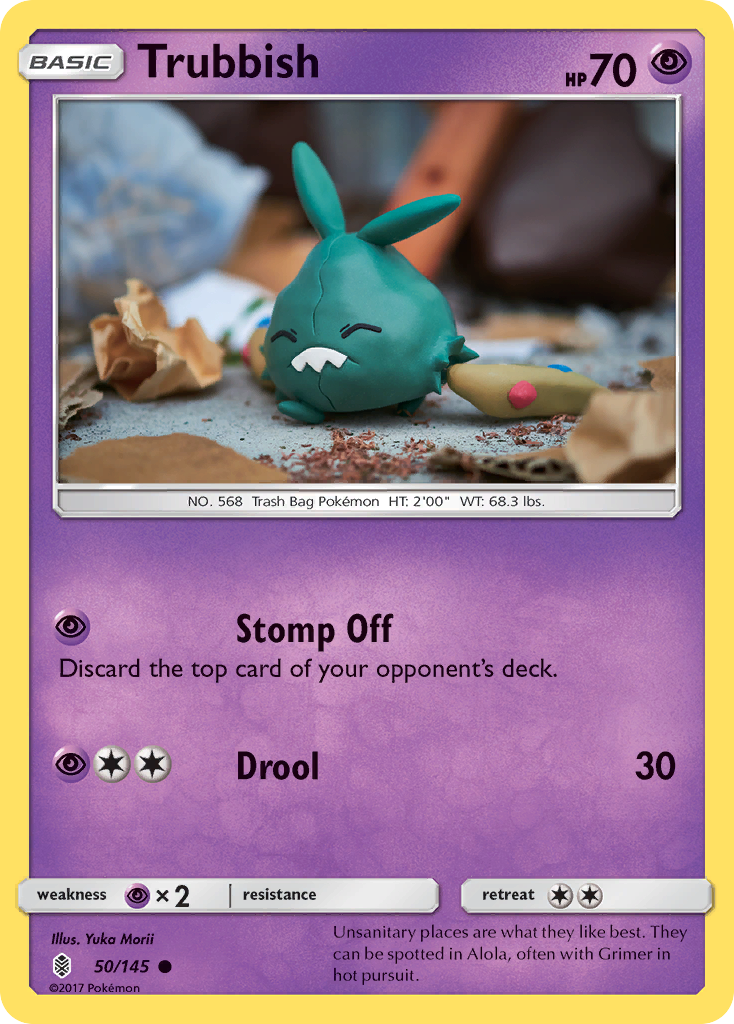 Trubbish (50/145) [Sun & Moon: Guardians Rising] | North Game Den