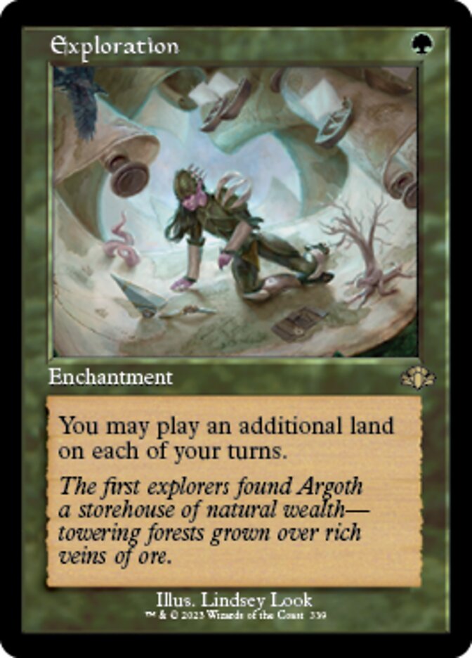 Exploration (Retro) [Dominaria Remastered] | North Game Den