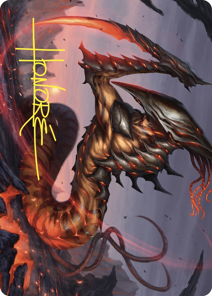 Blade Sliver Art Card (Gold-Stamped Signature) [Commander Masters Art Series] | North Game Den