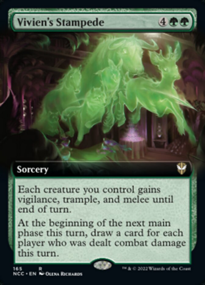 Vivien's Stampede (Extended Art) [Streets of New Capenna Commander] | North Game Den