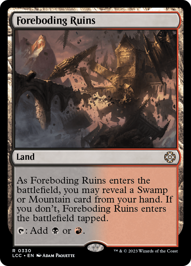 Foreboding Ruins [The Lost Caverns of Ixalan Commander] | North Game Den