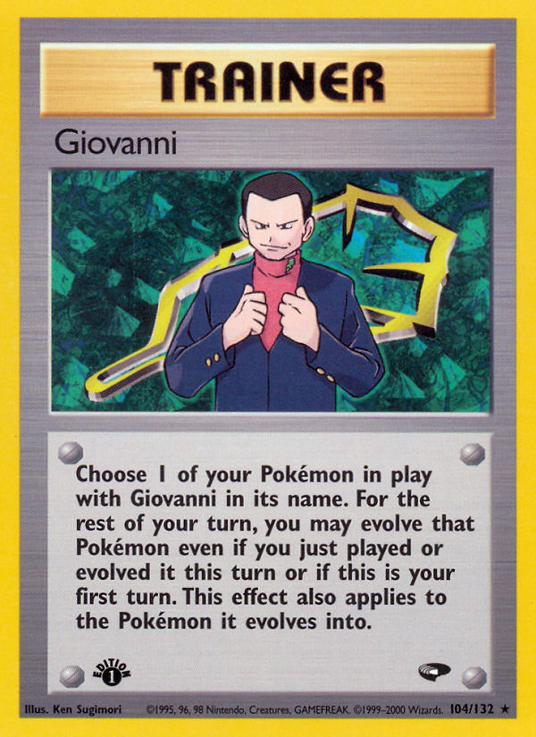 Giovanni (104/132) [Gym Challenge 1st Edition] | North Game Den