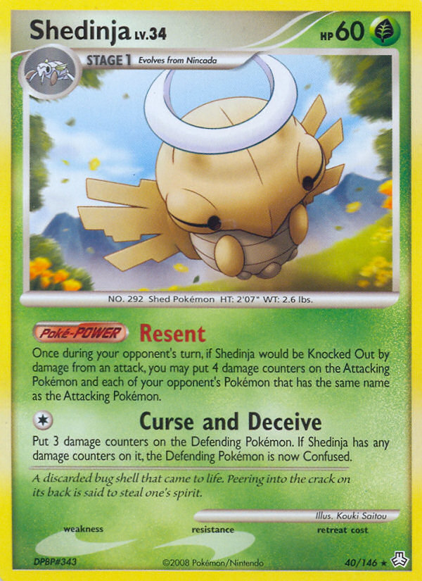 Shedinja (40/146) [Diamond & Pearl: Legends Awakened] | North Game Den