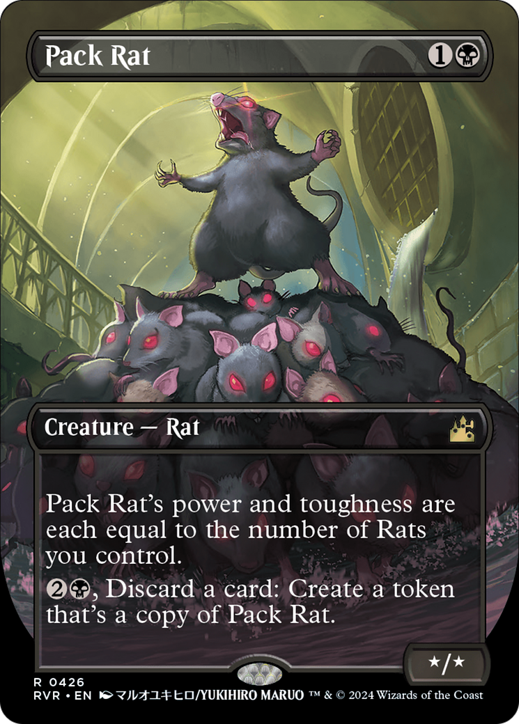 Pack Rat (Anime Borderless) [Ravnica Remastered] | North Game Den