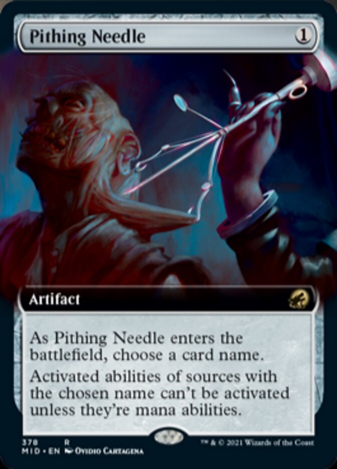 Pithing Needle (Extended) [Innistrad: Midnight Hunt] | North Game Den