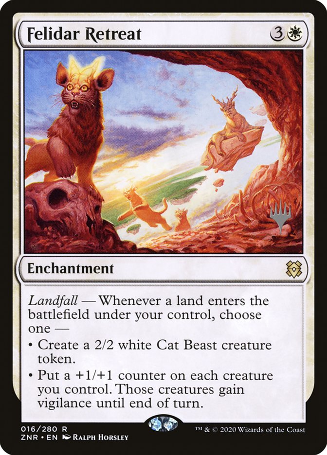 Felidar Retreat (Promo Pack) [Zendikar Rising Promos] | North Game Den