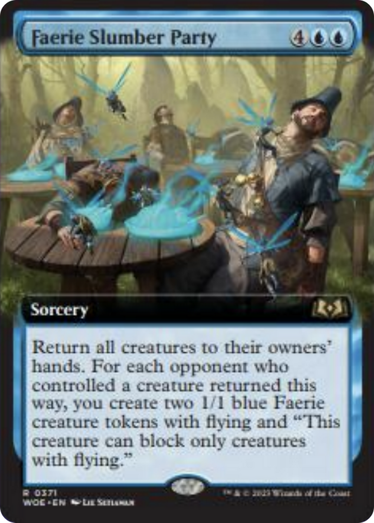 Faerie Slumber Party (Extended Art) [Wilds of Eldraine] | North Game Den