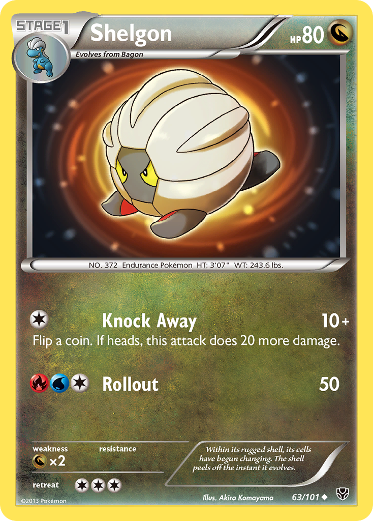 Shelgon (63/101) [Black & White: Plasma Blast] | North Game Den