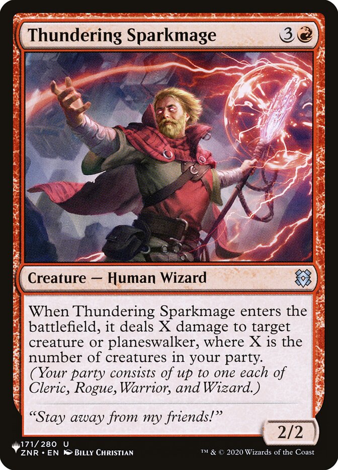 Thundering Sparkmage [The List] | North Game Den