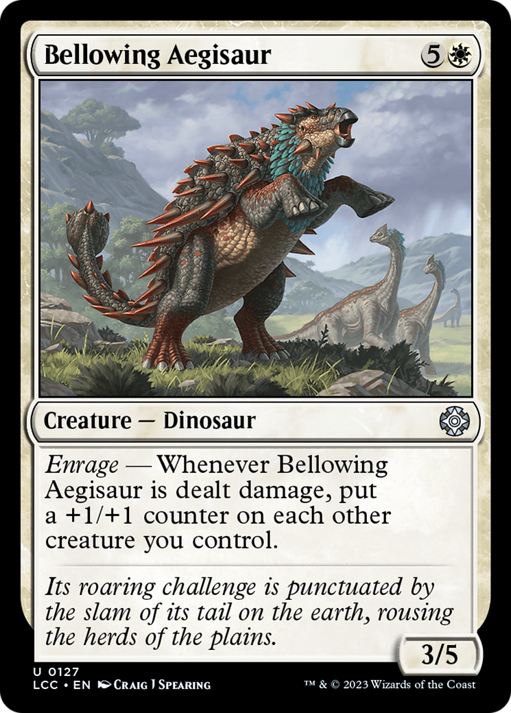 Bellowing Aegisaur [The Lost Caverns of Ixalan Commander] | North Game Den