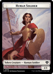 Human Soldier // Zombie (0013) Double-Sided Token [Commander Masters Tokens] | North Game Den