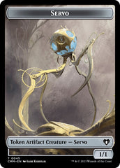 Servo // Construct (0041) Double-Sided Token [Commander Masters Tokens] | North Game Den