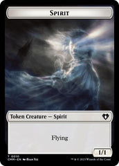 Spirit (0010) // Satyr Double-Sided Token [Commander Masters Tokens] | North Game Den