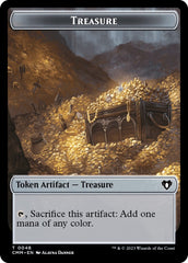Treasure // Stoneforged Blade Double-Sided Token [Commander Masters Tokens] | North Game Den