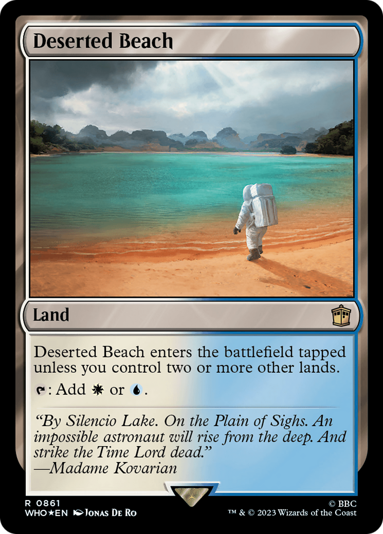 Deserted Beach (Surge Foil) [Doctor Who] | North Game Den