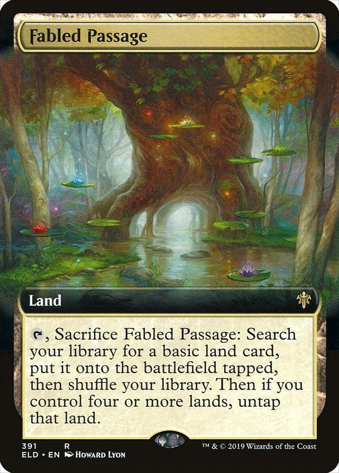 Fabled Passage (Extended Art) [Throne of Eldraine] | North Game Den