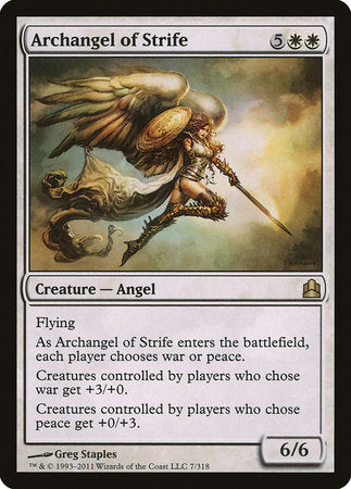 Archangel of Strife [Commander 2011] | North Game Den