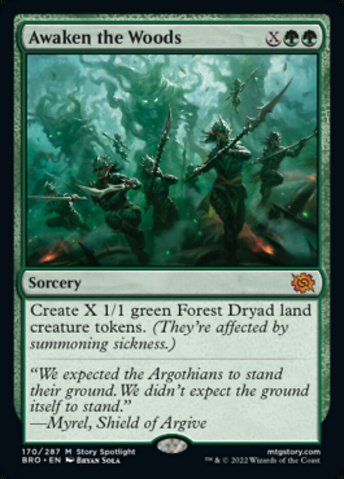 Awaken the Woods (Promo Pack) [The Brothers' War Promos] | North Game Den