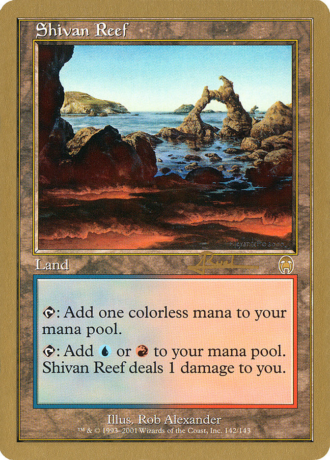 Shivan Reef (Antoine Ruel) [World Championship Decks 2001] | North Game Den