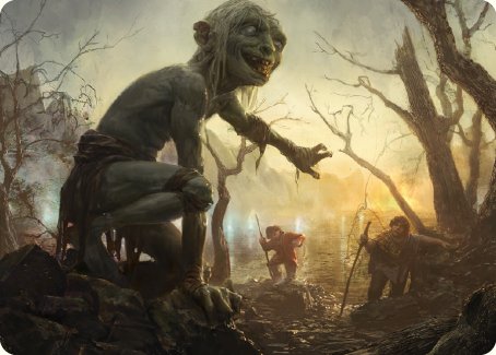 Smeagol, Helpful Guide Art Card [The Lord of the Rings: Tales of Middle-earth Art Series] | North Game Den