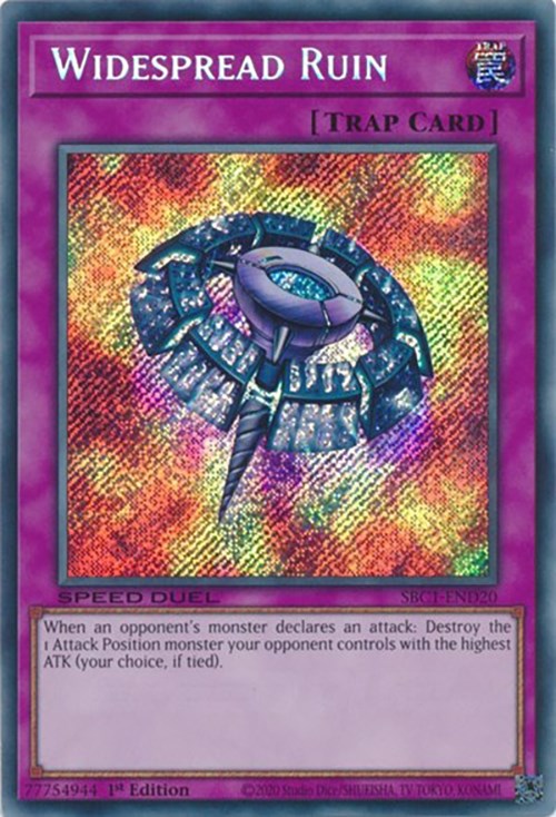 Widespread Ruin [SBC1-END20] Secret Rare | North Game Den