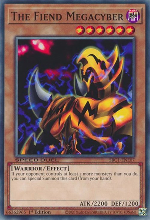 The Fiend Megacyber [SBC1-ENE07] Common | North Game Den