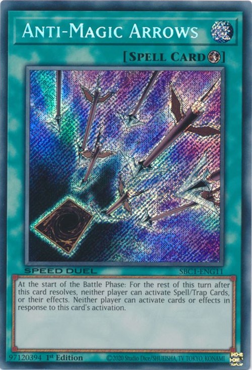 Anti-Magic Arrows [SBC1-ENG11] Secret Rare | North Game Den