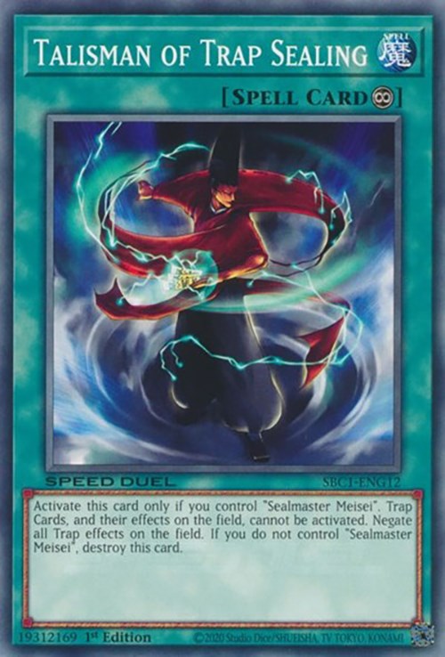 Talisman of Trap Sealing [SBC1-ENG12] Common | North Game Den