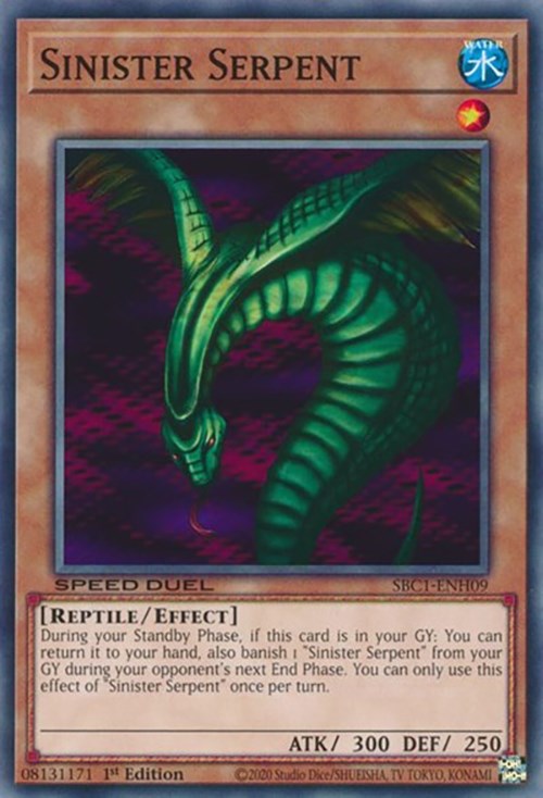 Sinister Serpent [SBC1-ENH09] Common | North Game Den